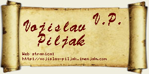 Vojislav Piljak vizit kartica